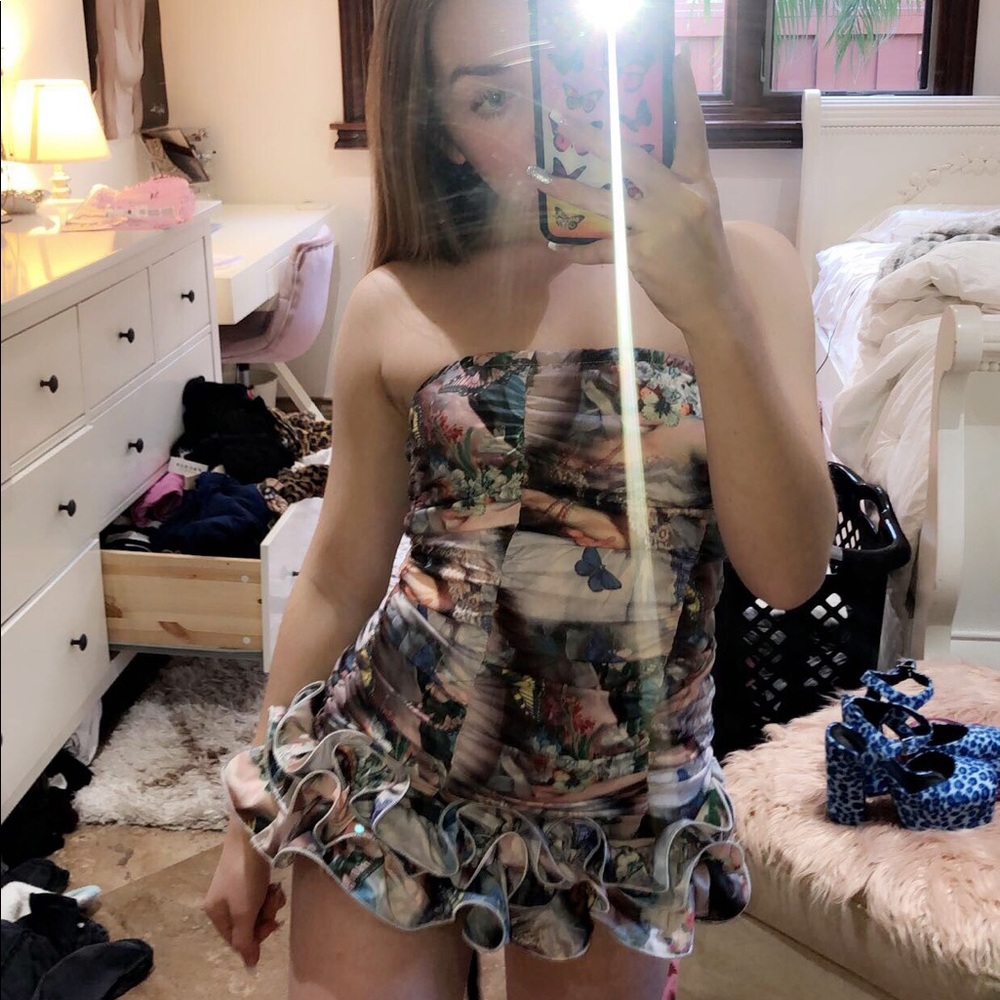 PLT Renaissance Bodycon Dress - Picture 2 of 3